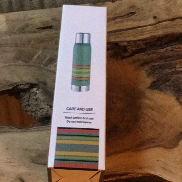 Stainless vacuum insulated bottle cowboy valentine gift travel lodge coffee - Picture 3 of 7